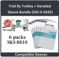 "Trial by Trolley" Derailed Edition Compatible Sleeve Bundle (8810 X 6) (ONLINE ORDER ONLY)