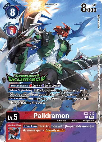 Paildramon [EX3-010] (2024 Evolution Cup) [Draconic Roar] (ONLINE ORDER ONLY)