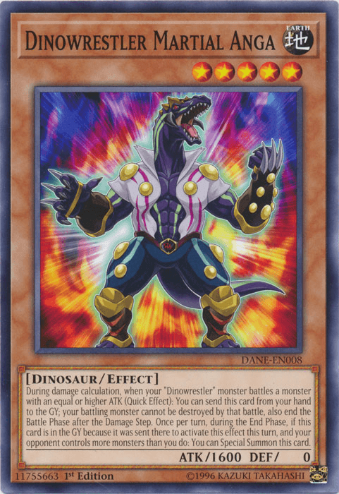 Dinowrestler Martial Anga [DANE-EN008] Common (ONLINE ORDER ONLY)