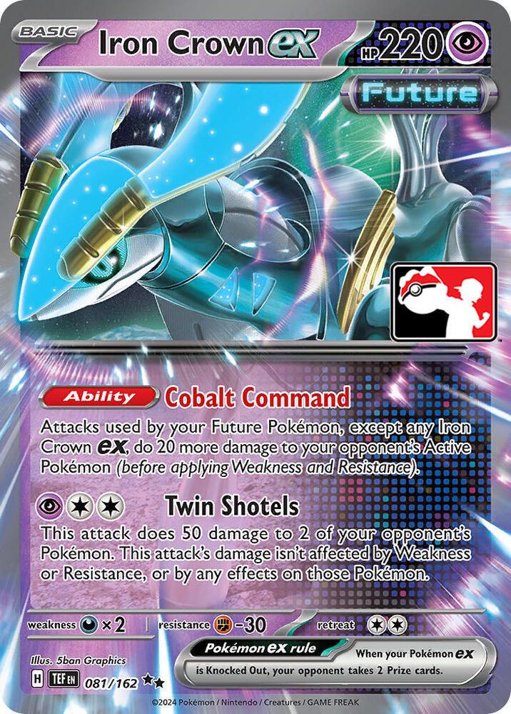 Iron Crown ex (081/162) [Prize Pack Series Five] (Online Only)