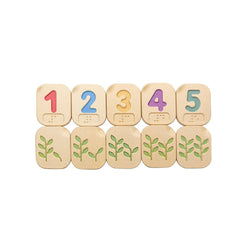 Braille Numbers 1-10 (ONLINE ORDER ONLY)