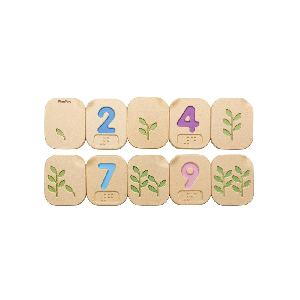 Braille Numbers 1-10 (ONLINE ORDER ONLY)