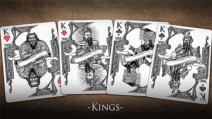 Bicycle Middle Kingdom (White) Playing Cards (ONLINE ORDER ONLY)