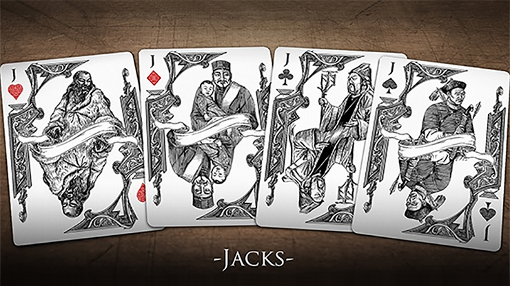 Bicycle Middle Kingdom (White) Playing Cards (ONLINE ORDER ONLY)