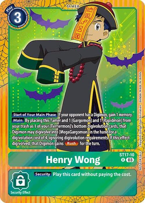 Henry Wong [ST17-10] (Halloween Event 2024) [Starter Deck: Double Typhoon Advanced Deck Set] (ONLINE ORDER ONLY)