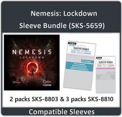 "Nemesis: Lockdown" Compatible Base Game Sleeve Bundle (8803 X 2 + 8810 X 3) (ONLINE ORDER ONLY)