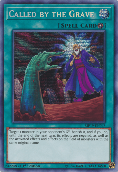 Called by the Grave [MP19-EN043] Prismatic Secret Rare (ONLINE ORDER ONLY)