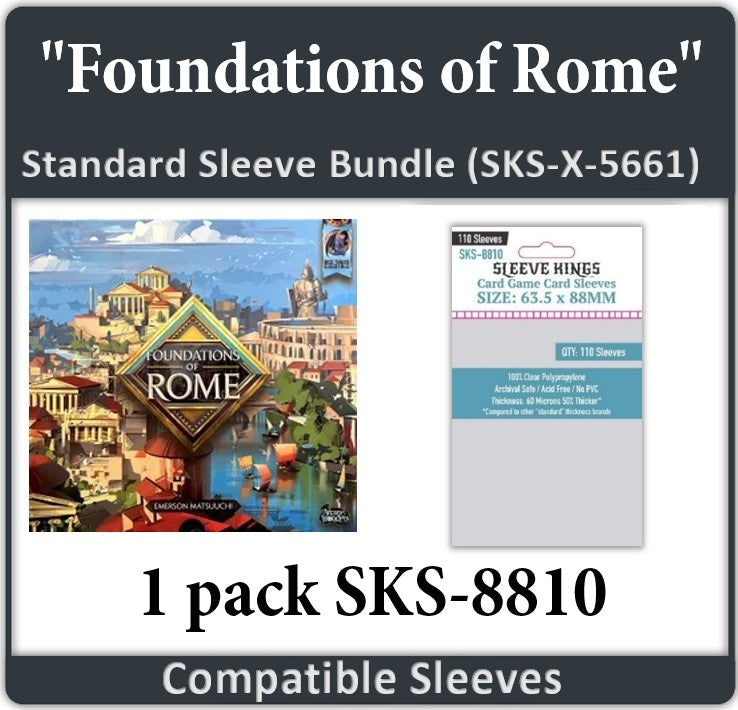 "Foundations of Rome" Compatible Sleeve Bundle (8810 X 1) (ONLINE ORDER ONLY)