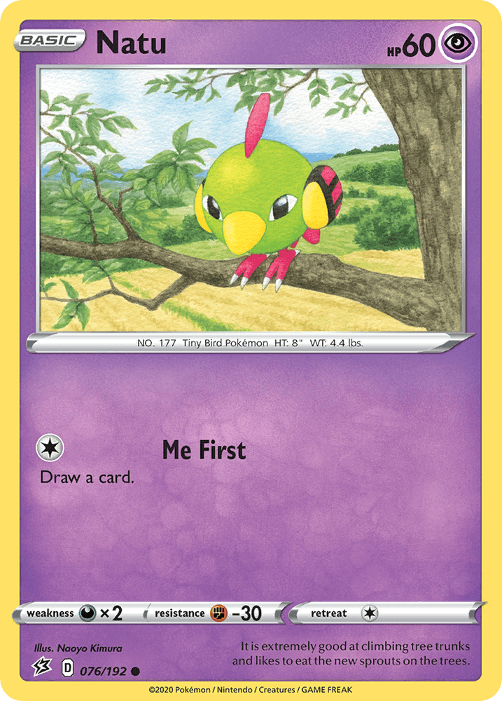 Natu (076/192) [Sword & Shield: Rebel Clash] (Online Only)