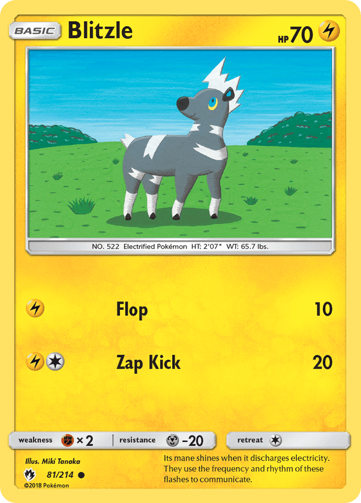 Blitzle (81/214) [Sun & Moon: Lost Thunder] (Online Only)