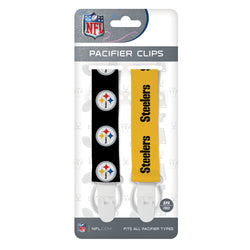 Pittsburgh Steelers - Pacifier Clip 2-Pack (ONLINE ORDER ONLY)