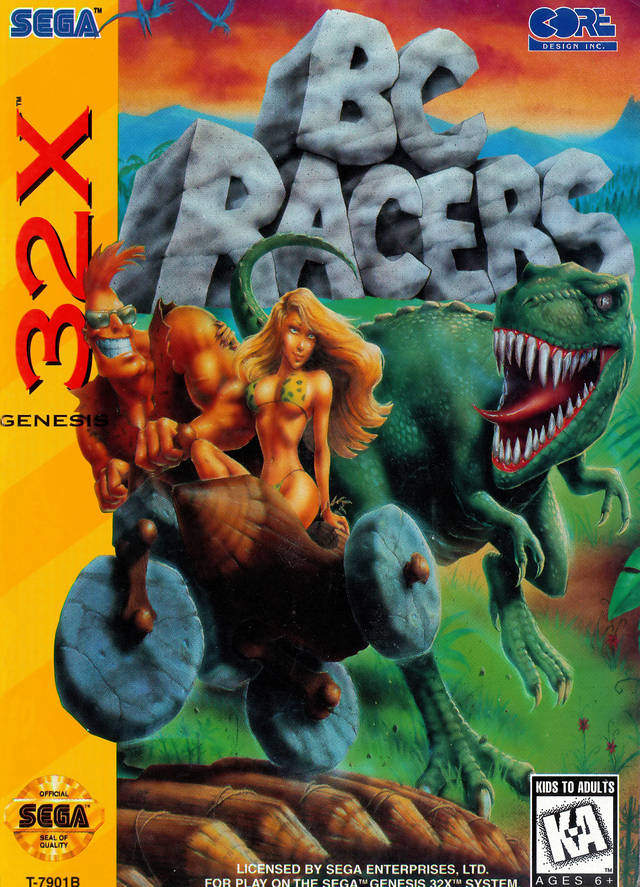 BC Racers 32X (Sega Genesis) (ONLINE ORDER ONLY)