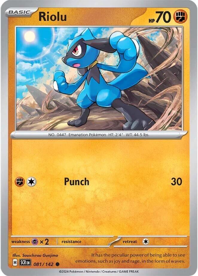 Riolu (081/142) [Scarlet & Violet: Stellar Crown] (Online Only)