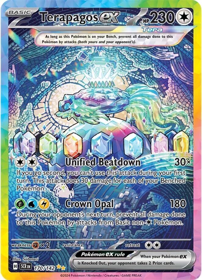 Terapagos ex (170/142) [Scarlet & Violet: Stellar Crown] (Online Only)