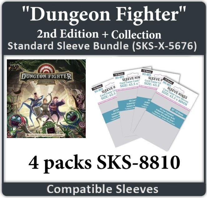 "Dungeon Fighter" 2nd Edition Collection Compatible Card Sleeve Bundle (8810 X 4) (ONLINE ORDER ONLY)