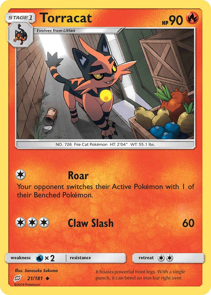 Torracat (21/181) [Sun & Moon: Team Up] (Online Only)