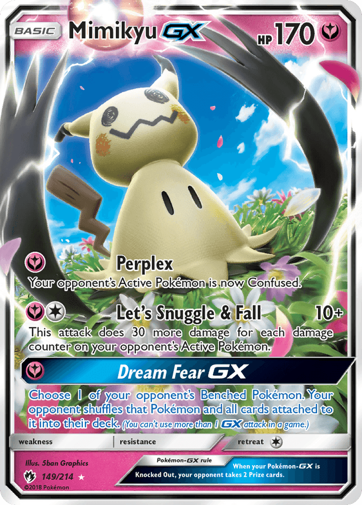 Mimikyu GX (149/214) [Sun & Moon: Lost Thunder] (Online Only)