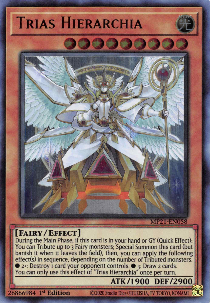 Trias Hierarchia [MP21-EN058] Ultra Rare (ONLINE ORDER ONLY)