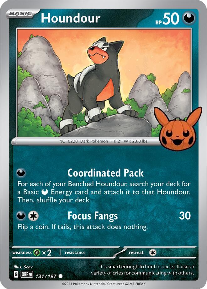 Houndour (131/197) [Trick or Trade 2024] (Online Only)