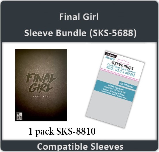 "Final Girl" Compatible (Core Box) Card Sleeve Bundle (8810 X 1) (ONLINE ORDER ONLY)