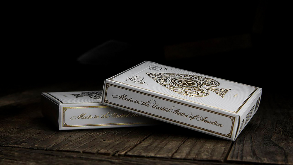 Artisan Playing Cards (White) by theory11 (ONLINE ORDER ONLY)