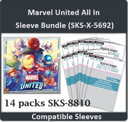 "Marvel United" All-In Compatible Sleeve Bundle (8810 X 14) (ONLINE ORDER ONLY)