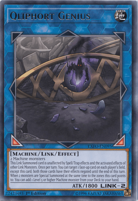 Qliphort Genius [EXFO-EN095] Rare (ONLINE ORDER ONLY)