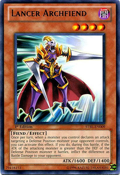 Lancer Archfiend [STBL-EN009] Rare (ONLINE ORDER ONLY)