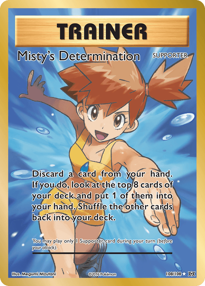 Misty's Determination (108/108) [XY: Evolutions] (Online Only)