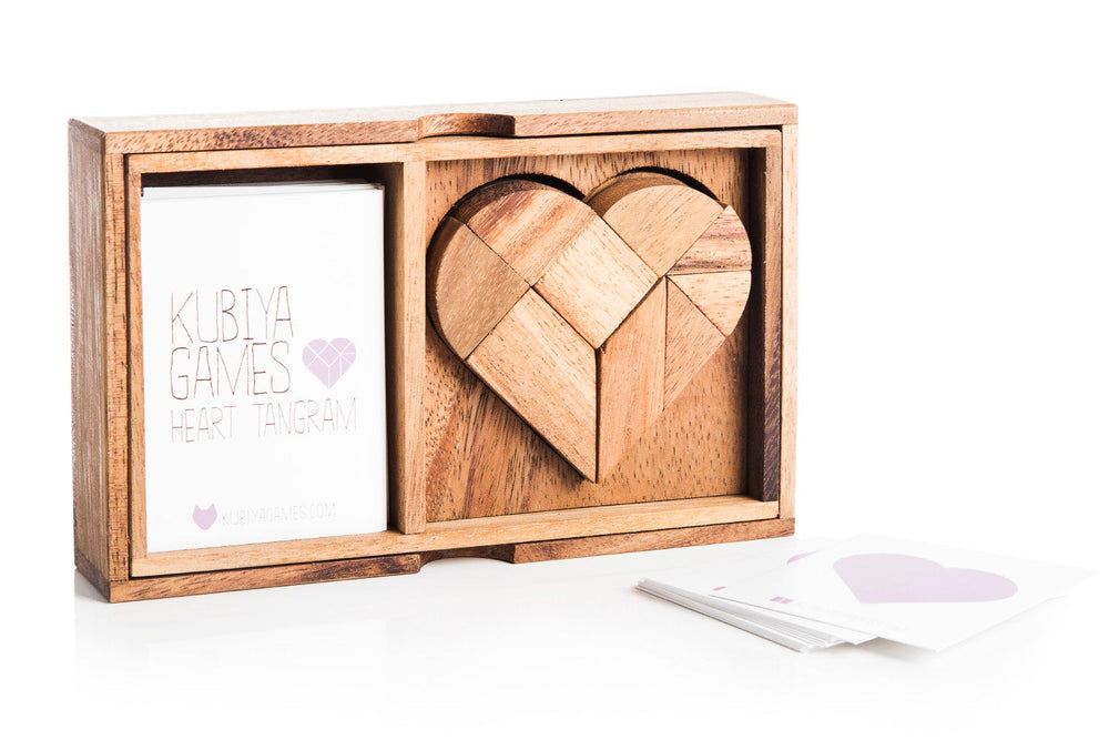 Heart Tangram - two sets with 57 challenge cards (Online Order Only)