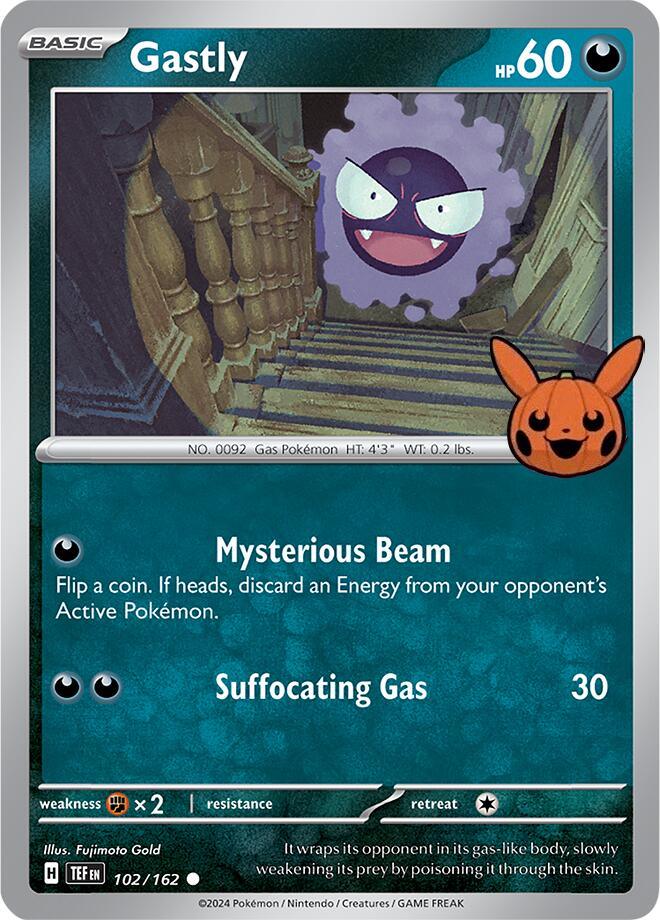 Gastly (102/162) [Trick or Trade 2024] (Online Only)