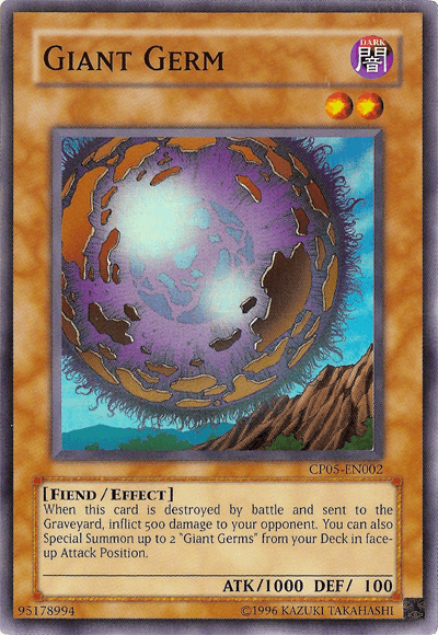 Giant Germ [CP05-EN002] Super Rare (ONLINE ORDER ONLY)