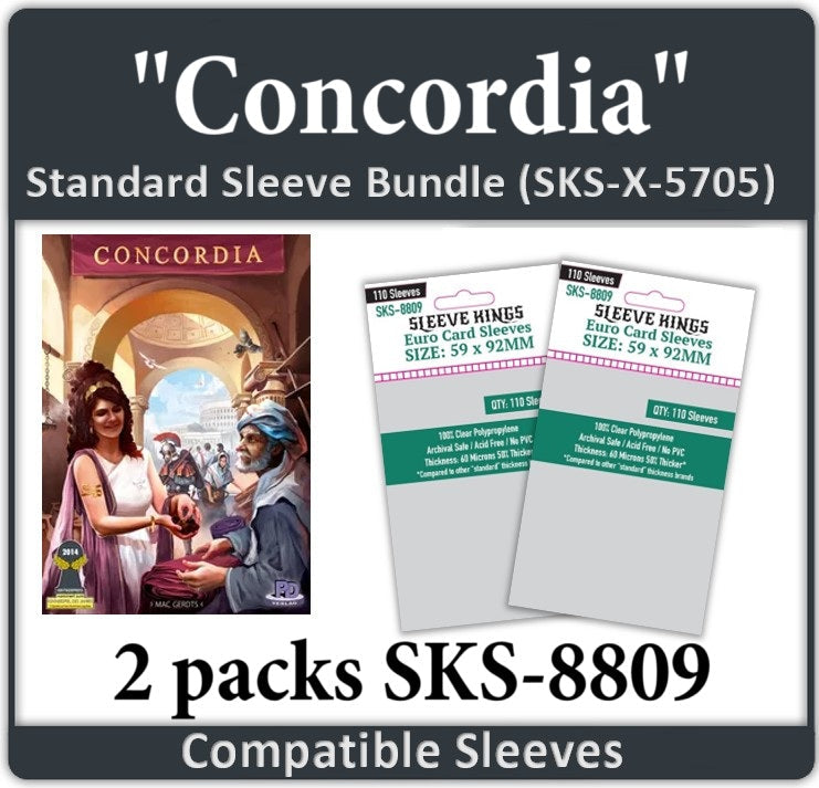"Concordia" Compatible Card Sleeve Bundle (8809 x 2) (ONLINE ORDER ONLY)