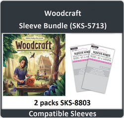 "Woodcraft" Compatible Card Sleeve Bundle (8803 x 2) (ONLINE ORDER ONLY)