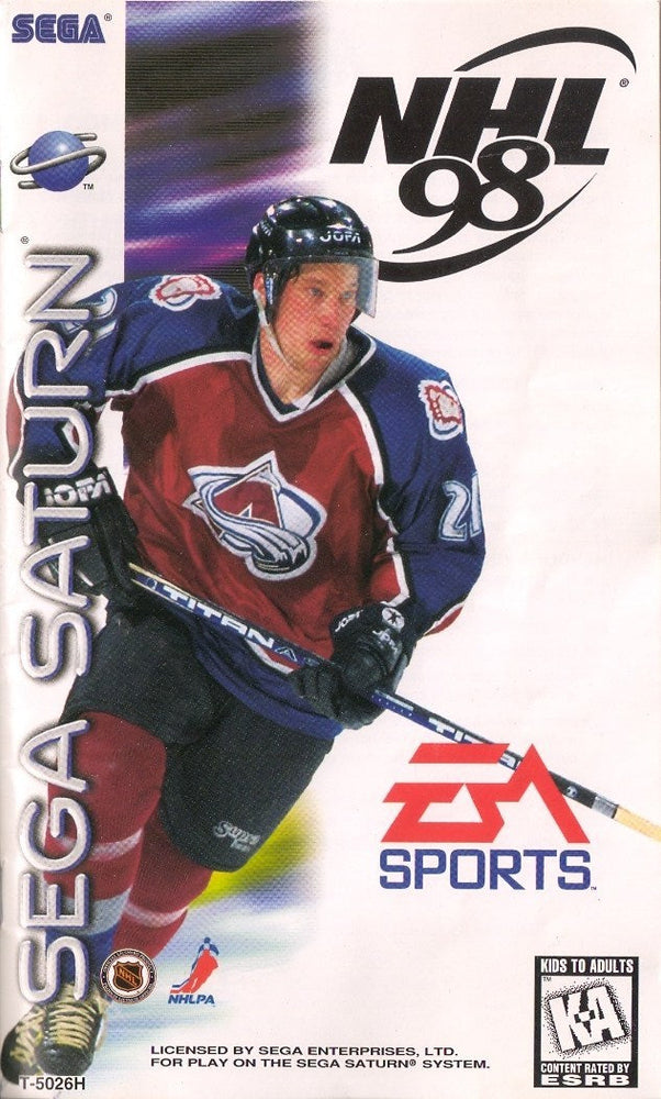 NHL 98 (Sega Saturn) (ONLINE ORDER ONLY)