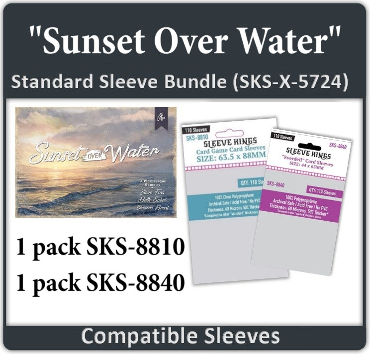"Sunset Over Water" Compatible Card Sleeve Bundle (8810 X 1 + 8840 X 1) (ONLINE ORDER ONLY)