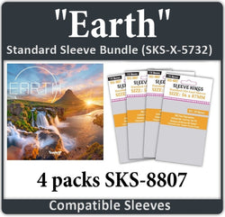 "Earth" Compatible Card Sleeve Bundle (8807 x 4) (ONLINE ORDER ONLY)