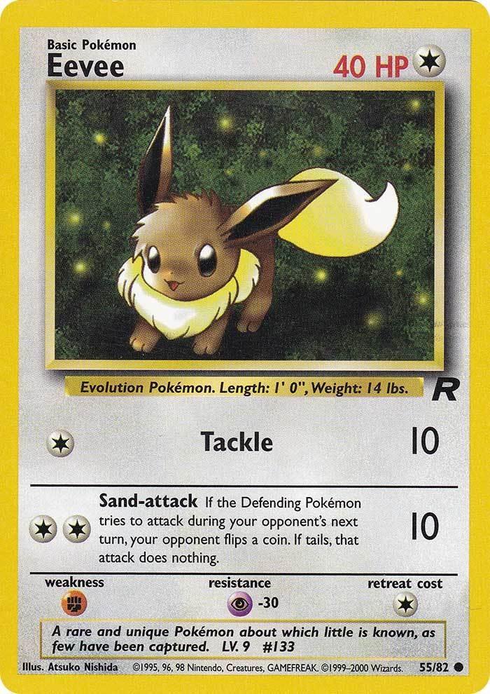 Eevee (55/82) [Team Rocket Unlimited] (Online Only)