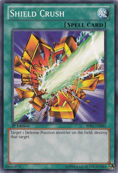 Shield Crush [BP01-EN080] Common (ONLINE ORDER ONLY)