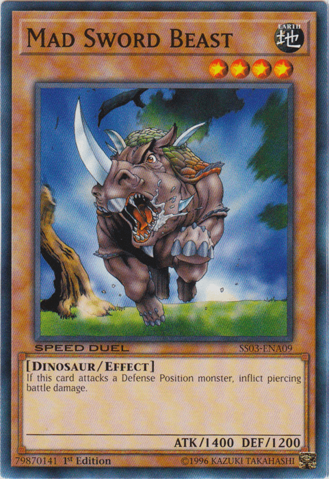 Mad Sword Beast [SS03-ENA09] Common (ONLINE ORDER ONLY)