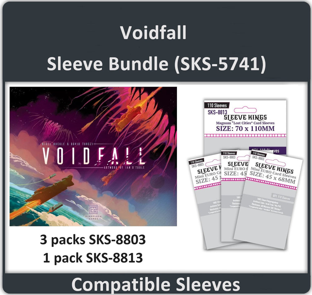 "Voidfall" Compatible Card Sleeve Bundle (8803 X 3 + 8813 X 1) (ONLINE ORDER ONLY)