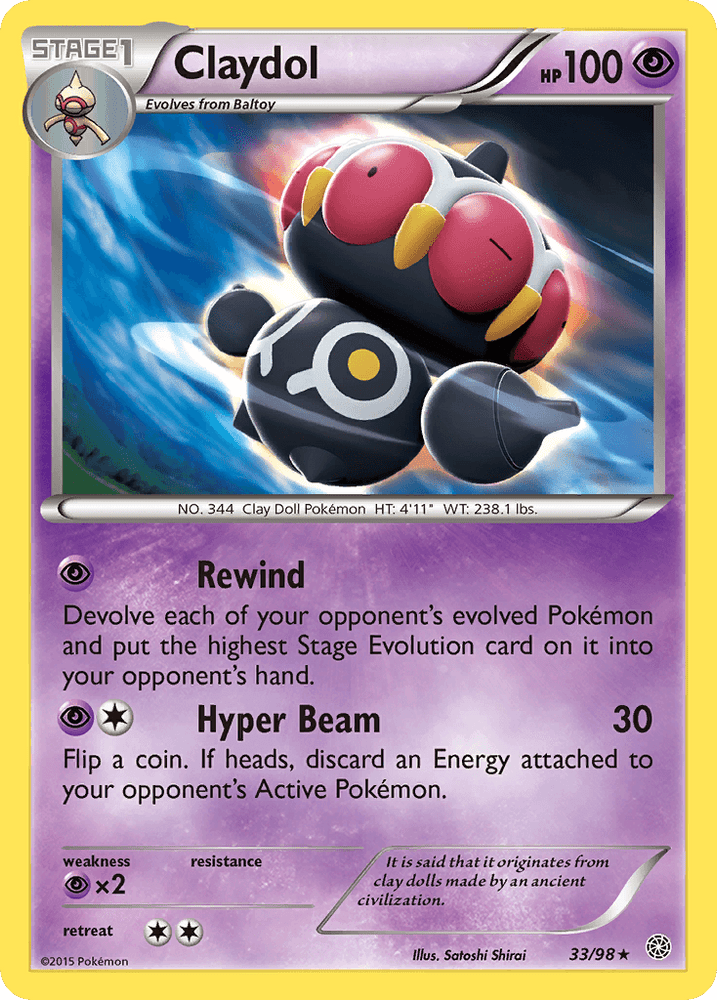Claydol (33/98) [XY: Ancient Origins] (Online Only)