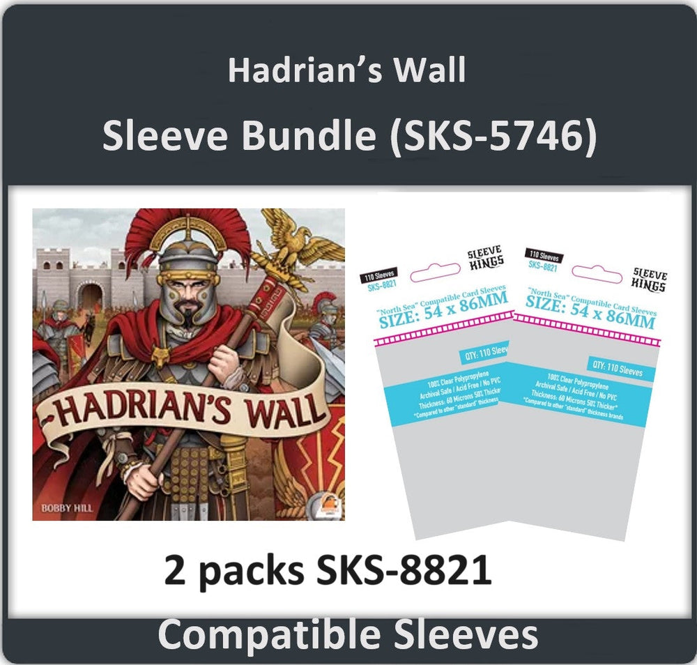 "Hadrian's Wall" Compatible Card Sleeve Bundle (8821 x2) (ONLINE ORDER ONLY)