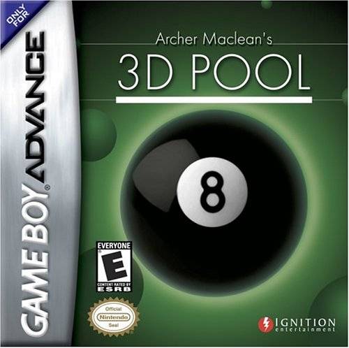 Archer Maclean's 3D Pool (Gameboy Advance) (Online Order Only)