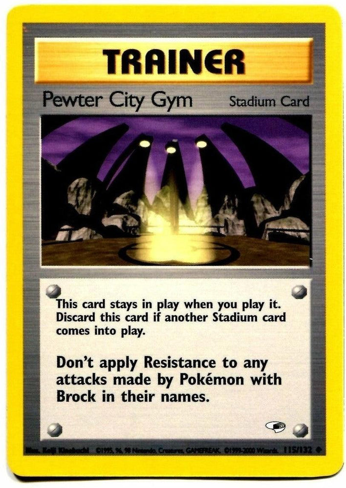 Pewter City Gym (115/132) [Gym Heroes Unlimited] (Online Only)