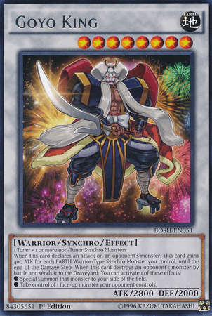 Goyo King [BOSH-EN051] Rare (ONLINE ORDER ONLY)