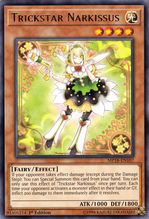Trickstar Narkissus [MP18-EN107] Rare (ONLINE ORDER ONLY)