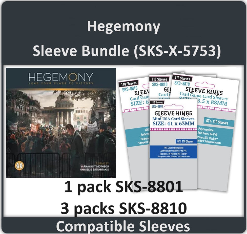 "Hegemony" Compatible Card Sleeve Bundle (8801 x 1 + 8810 x 3) (ONLINE ORDER ONLY)