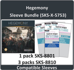 "Hegemony" Compatible Card Sleeve Bundle (8801 x 1 + 8810 x 3) (ONLINE ORDER ONLY)
