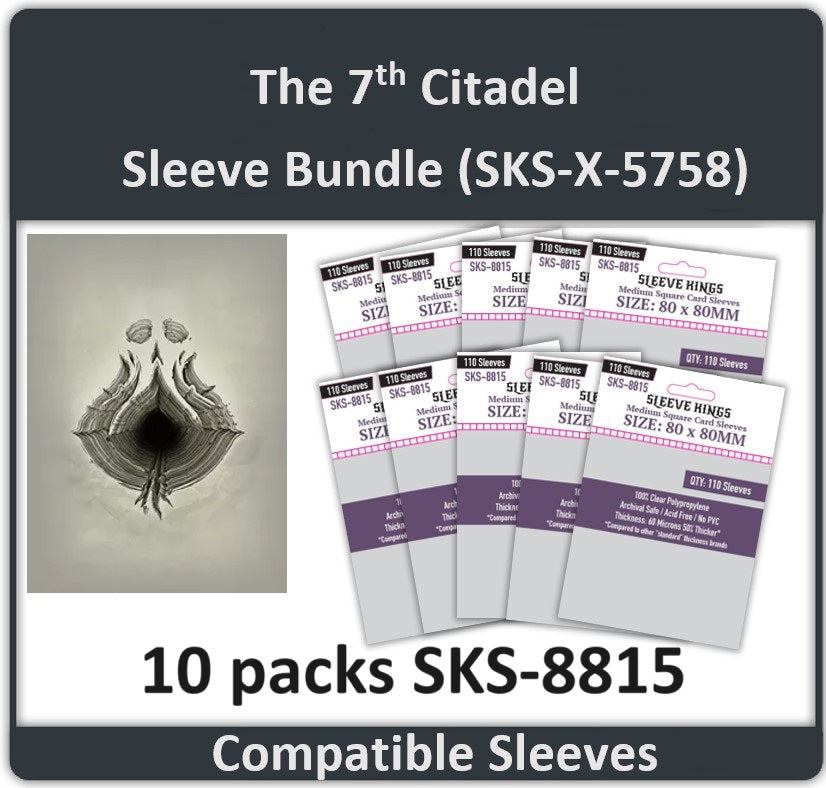 "The 7th Citadel" Compatible Card Sleeve Bundle (8815 x 10) (ONLINE ORDER ONLY)